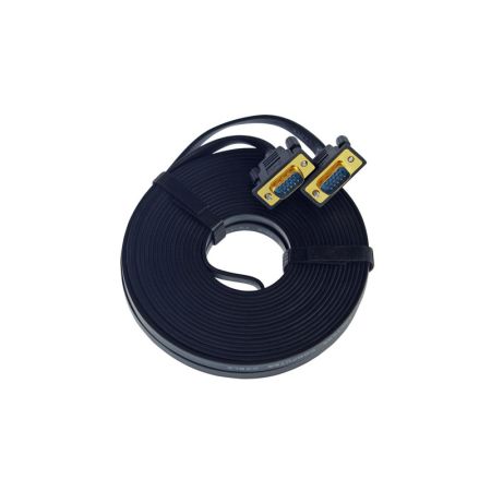 Кабель DTECH DT-69F30 VGA 3+6 M-M Cable 30m (плоский)