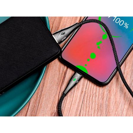 HOCO U75 Blaze для передачи данных и зарядки USB-microUSB, магнитный коннектор, 3A, 1.2м, черный