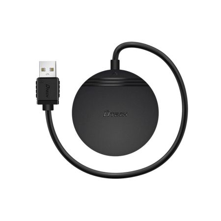 USB-HUB DTECH DT-3308 4-port USB 3.0 0.3m black