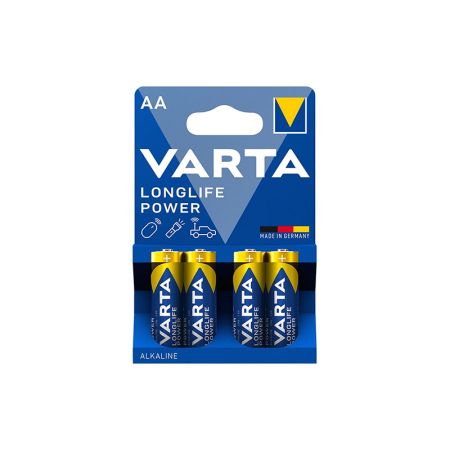 Батарейка Varta Mignon Longlife Power AA SPO LR03 1.5V щелочная (алкалиновая) (4шт блистер)