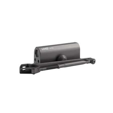 Доводчик НОРА-М 330 LONEX (50-120 кг) морозостойкий, графит