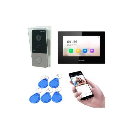 IP видеодомофон комплект HIKVISION DS-KIS605-P(C)