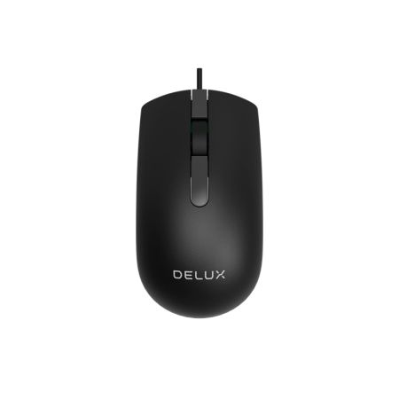 Мышь проводная DeluxM322BU