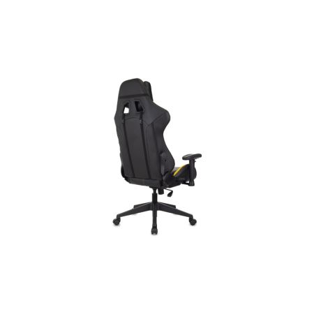 Кресло игровое Zombie VIKING 5 AERO  черный/желтый с подголовником