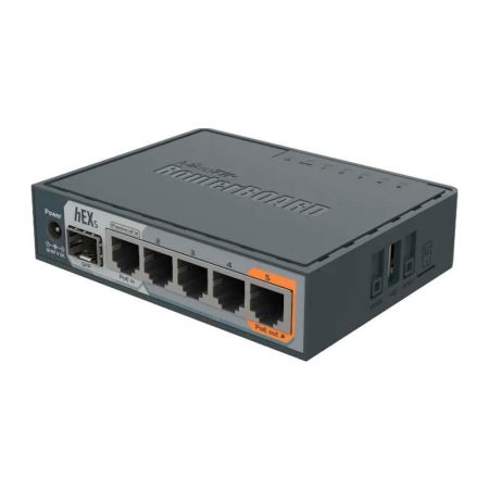 Маршрутизатор MikroTik hEX S RB760iGS 5xLAN 1Gb/s 1xSFP MicroSD USB PoE