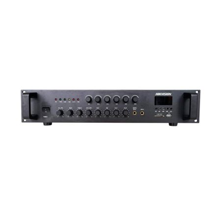 Усилитель для фоновой музыки HIKVISION DS-QAE0A240G1-VB6 (BT. USB. AUX. 240W.6 zone)