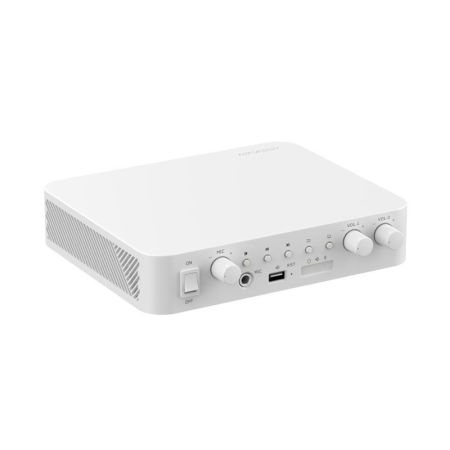 Гибридный усилитель HIKVISION DS-QAE1A80G1-VB 80W, BT, mSD, USB, RCA. 2 zone