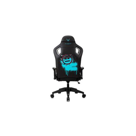 Кресло игровое KNIGHT OUTRID SMILE черный с подголовником [ID: 1914989]