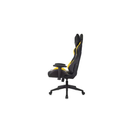 Кресло игровое Zombie VIKING 5 AERO  черный/желтый с подголовником