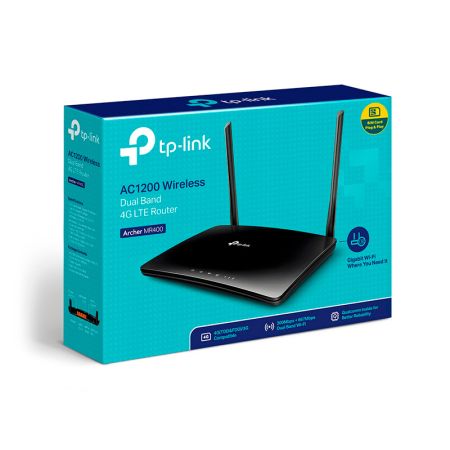 Роутер Wi-Fi (4G-LTE) TP-LINK Archer MR400 Dual-Band 3xLAN 100Mb/s