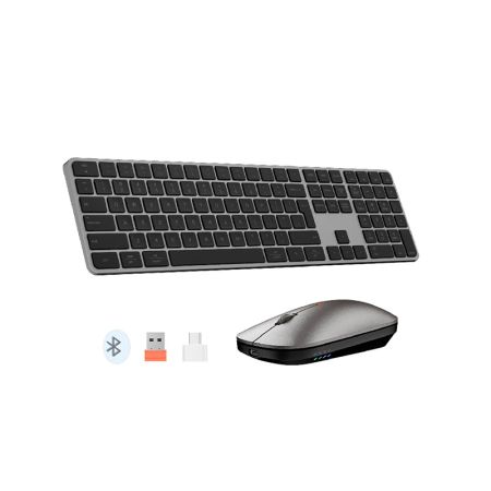 Беспроводная клавиатура и мышь Meetion C230MW Black RUA (C230: 109клав, C210: 78клав, мышь: DPI-max2400, 3 кнопки)