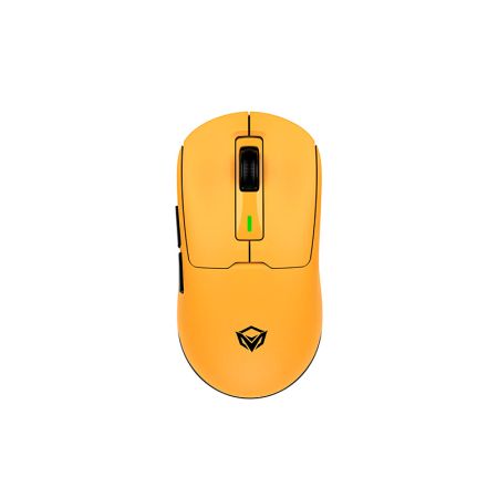 Беспроводная мышь Meetion Air GW24 Yellow (Wired+2.4G+BT, DPI: max 8000, 5 кнопок, RGB)