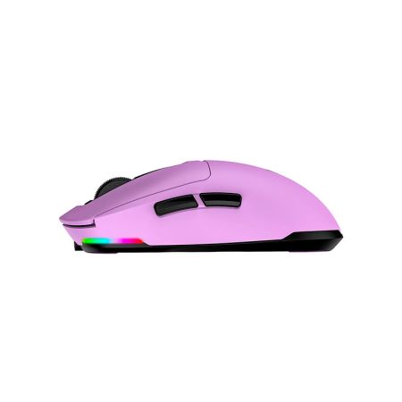 Беспроводная мышь Meetion Air GW24 Purple (Wired+2.4G+BT, DPI: max 8000, 5 кнопок, RGB)
