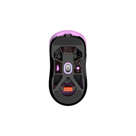 Беспроводная мышь Meetion Air GW24 Purple (Wired+2.4G+BT, DPI: max 8000, 5 кнопок, RGB)