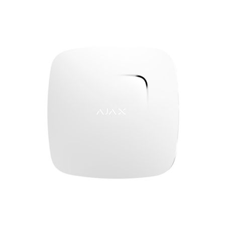 Беспроводной датчик дыма и угарного газас сиреной Ajax FireProtect Plus white