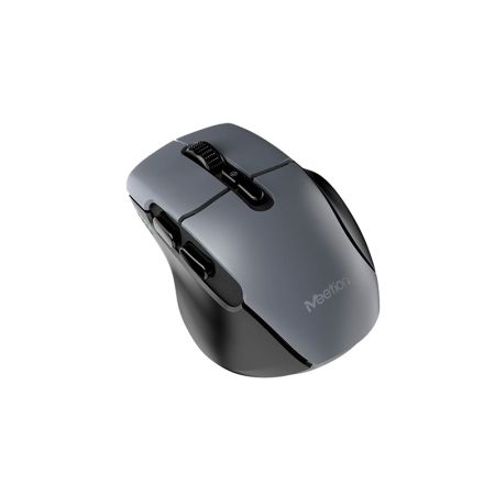 Беспроводная мышь Meetion BTM001 Black+Gray (DPI:max2400, LED.silent.7 кнопок, подключение: 2.4G, Bluetooth)