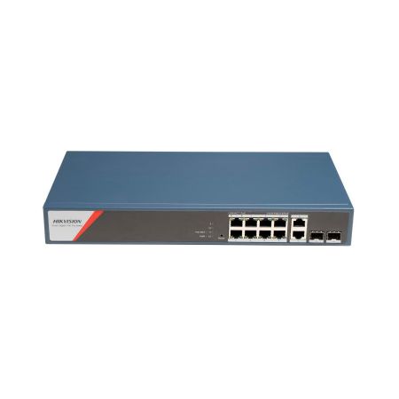 Коммутатор сетевой PoE HIKVISION DS-3E1512HP-SI-8P2T2F