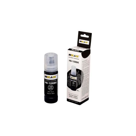 Контейнер с чернилами Hi-Black (HB-108) для Epson  L8050/L18050, BK, 70ml (черные)