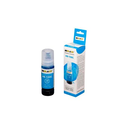 Контейнер с чернилами Hi-Black (HB-108) для Epson  L8050/L18050, C, 70ml (голубые)