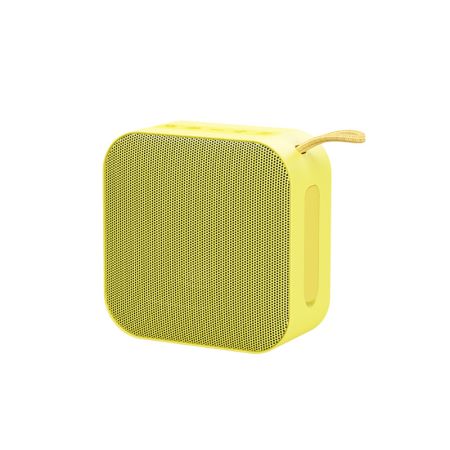 Портативная колонка REMAX RB-M2 (BT V5.0, TWS, FM, AUX, mSD, дальность 10 метров, 1500mAh, USB, DC5V/1A) yellow