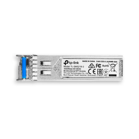 SFP модуль двунаправленный TP-LINK SM321B-2(UN) Одномодовый, 1310-1550нм, 1,25Гб, 2км