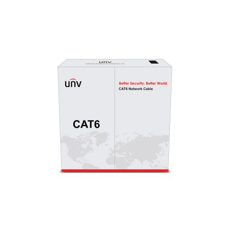 Кабель UTP внутренний CAT6 Uniview CAB-LC3100B-IN (305m,4х2х0.57, PVC) синий
