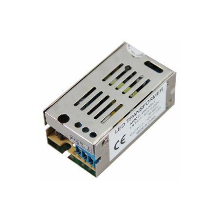 Источник питания 110-220V AC/12V DC, 0.5A, 5W с разъемами под винт, без влагозащиты (IP23) 200-005-1