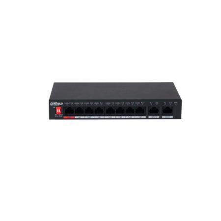 Коммутатор сетевой PoE DAHUA DH-S3010-8ET2ET-60