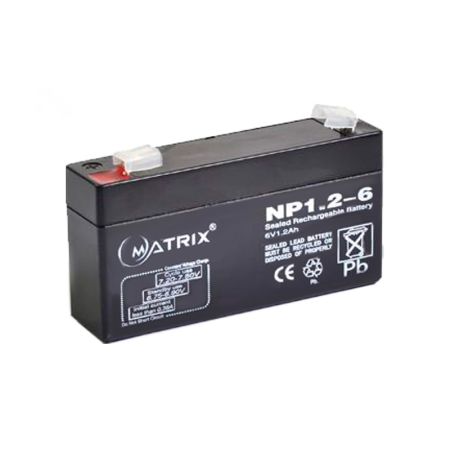 Аккумулятор MATRIX NP1.2-6 6В 1.2А*ч