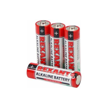 REXANT алкалиновая батарейка AA/LR6 1.5V блистер 30-1027