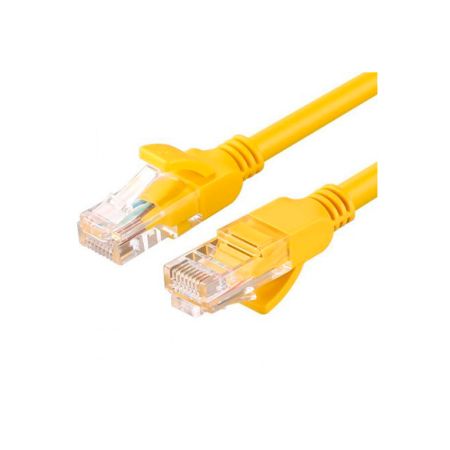 Патчкорд UTP Cat 5e, 1м, желтый UGREEN NW103