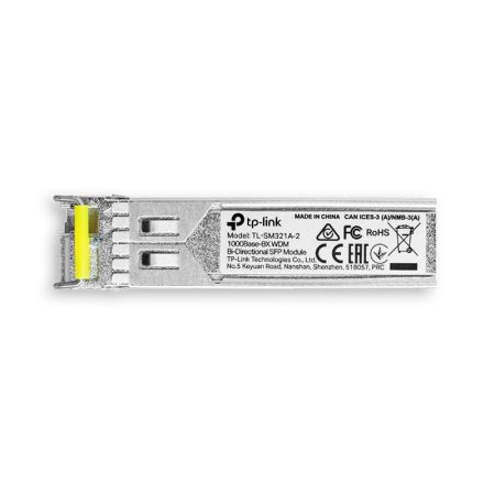 SFP модуль двунаправленный TP-LINK SM321A-2(UN) Одномодовый, 1550-1310нм, 1,25Гб, 2км