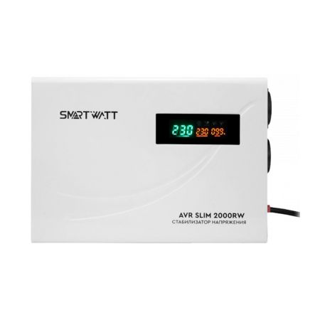Настенный стабилизатор напряжения SMARTWATT AVR SLIM 2000RW