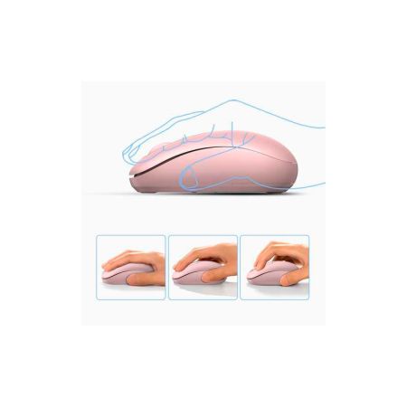 Мышь беспроводная UGREEN MU105 USB pink