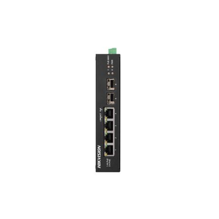 Коммутатор сетевой PoE HIKVISION DS-3T0506HP-E/HS  4xPoE100Mb/s  неуправляемый