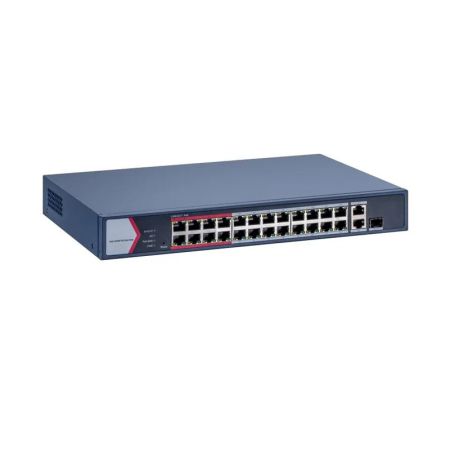 Коммутатор сетевой PoE HIKVISION DS-3E1326P-EI/M  24хPoE 100Mb/s управляемый