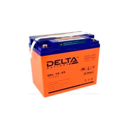 Аккумулятор Delta GEL12-55 12V 55Ah (228*137*214 мм)