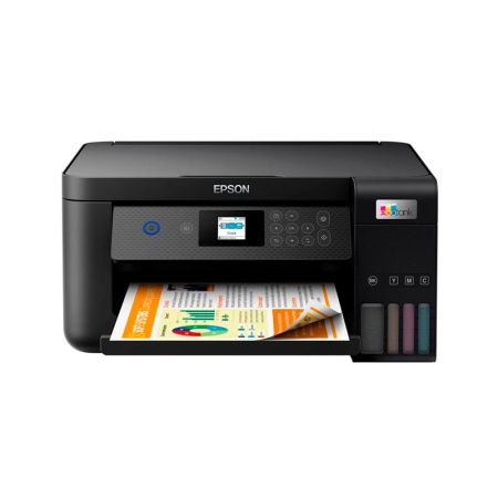 МФУ цветное струйное Epson L4260 (Printer-copier-scaner, A4, СНПЧ 4color, (Black 33ppm/ Colour 15ppm), printer 5760x1440 dpi, scaner 1200x2400 dpi, Duplex, USB, Wi-Fi)