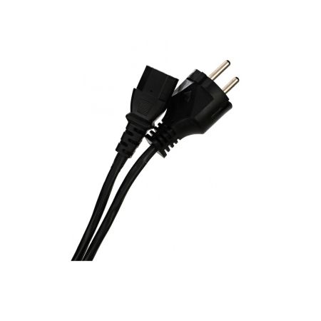 Кабель питания 220V компьютерный 3*0,75 1,2 м (черный)