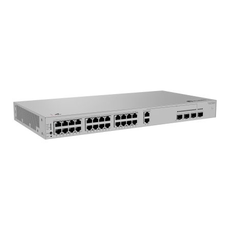 Коммутатор Huawei S220S-26PN4JX (2xUpLink 10Gb/s SFP+ | 2xCombo 2.5Gb/s PoE+ | 22xPoE+ RJ45 1Gb/s | 98Gb/s) 400W PoE