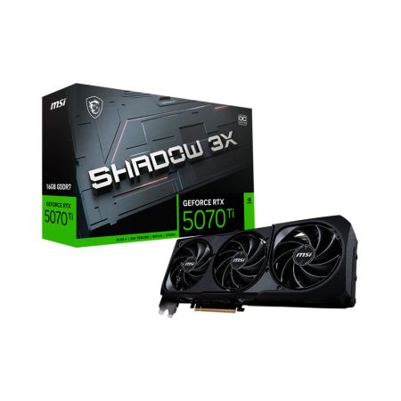 Видеокарта MSI GeForce RTX 5070 Ti 16G SHADOW 3X OC