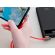 HOCO U77 Excellent elbow для передачи данных и зарядки USB-Lightning, 3A, 1.2м, красный
