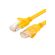 Патчкорд UTP Cat 5e, 2м, желтый UGREEN NW103