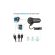 Promate Charge-Trio DC12-24В 5В 3.4A 2xUSB2.0 USB3.0 MicroUSB Lightning