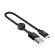 HOCO X35 Premium USB-microUSB для передачи данных и зарядки, 2.4А, 0.25m, black HOCO X35 Premium USB-microUSB для передачи данных и зарядки, 2.4А, 0.25m, black