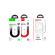 HOCO U75 Blaze для передачи данных и зарядки USB-Lightning, магнитный коннектор, 3A, 1.2м, черный